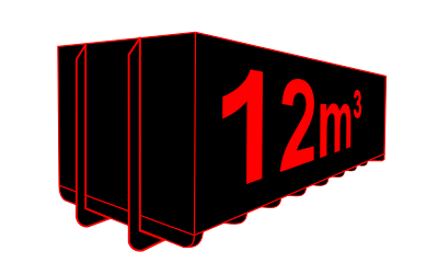 Abrollcontainer 12 Kubikmeter